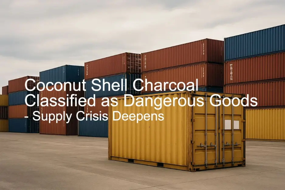 Coconut Shell Charcoal Classified as Dangerous Goods – Supply Crisis Deepens